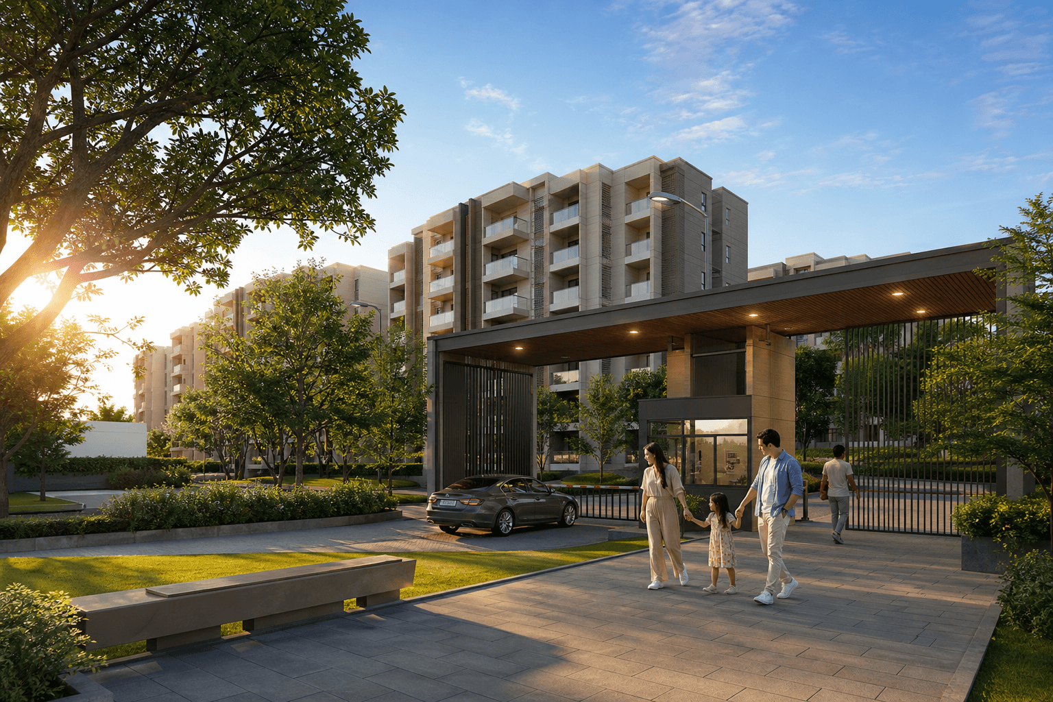 Modern Indian residential community